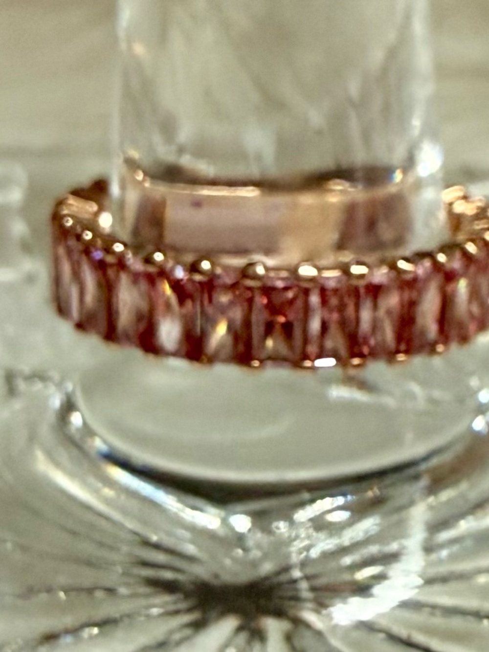 Swarovski Pink Matrix Ring - Women's Jewelry - Picture 3 of 4